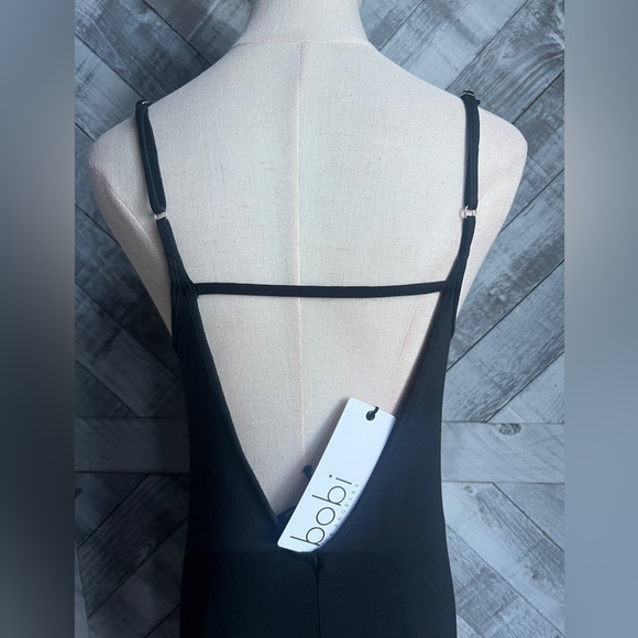 BOBI NWT MAXI DOUBLE SIDE SLITS WITH OPEN BACK DRESS - Picture 7 of 9